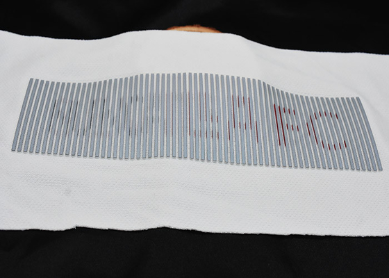 Silicone feito sob encomenda Logo Heat Transfer Labels Printing de 1mm para a roupa