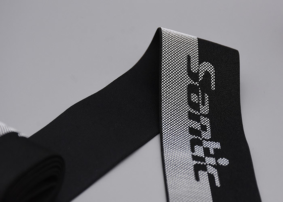 Silicone branco Dots Non Slip Elastic Band para o costume dos vestuários impresso