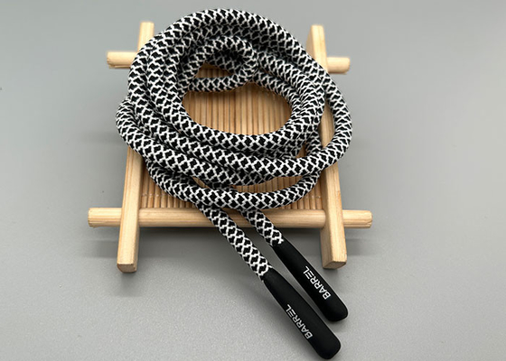 O círculo personalizou o cabo do cordão de 5mm com extremidade do silicone e logotipo impresso