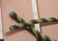 corda poli redonda longa do cabo de 36cm com término brilhante/matt das pontas do silicone