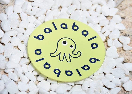 Silicone transparente Logo Tags For Workwear Jacket da tinta de impressão de TPU
