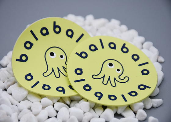 Silicone transparente Logo Tags For Workwear Jacket da tinta de impressão de TPU