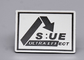 Roupa feita sob encomenda de Logo Screen Printed Labels For do preto do silicone