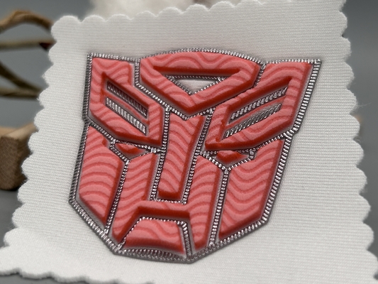 Patches de tecido em relevo personalizados Design de forma personalizada uniforme