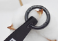 A correia chave de couro OEKO de Microfiber gravou a corrente chave de couro