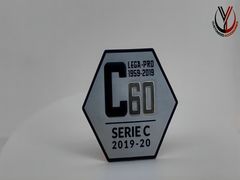 Etiqueta de vestuário TPU impressa com logotipo prateado refletivo e espuma