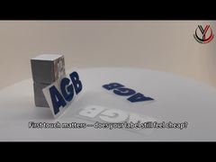 3.5cm feitos sob encomenda 3 etiquetas da transferência térmica do silicone das cores para a roupa