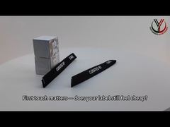 Vestuário Usar Faixas de Tecido de Poliéster Imprimidas com Logotipo de Silicona Branca