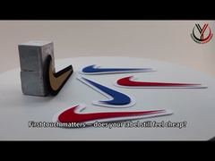 Veja Por Que Escolher Etiqueta de Impressão por Transferência de Calor de Silicone de Duas Cores Personalizada Para Roupas