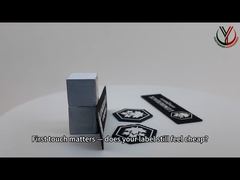 Ver Demonstração da Etiqueta de Transferência de Calor de Silicone 3D Uniforme de 5 Cores com Fivelas de Metal