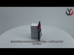 Um olhar mais atento: 3D disse remendo de bordado de fio renovável personalizado para roupas