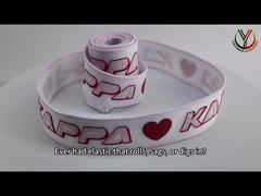 Um olhar mais atento: Calças de vestuário Faixa elástica de 30 mm com logotipo TPU brilhante impresso