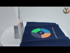 Veja porque escolha o GV OEKO aumentou a cor azul do logotipo de borracha da transferência térmica 2D