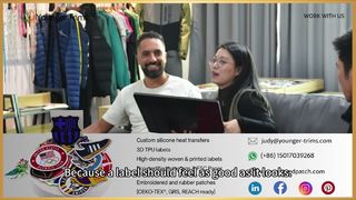 Logotipos de silicone personalizados para roupas