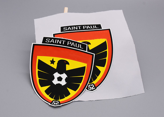 etiquetas da roupa da transferência térmica do silicone de 1.0mm para o vestuário do futebol