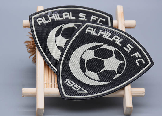 TPU imprimiu a camiseta do futebol de Logo Heat Transfer Label For do silicone