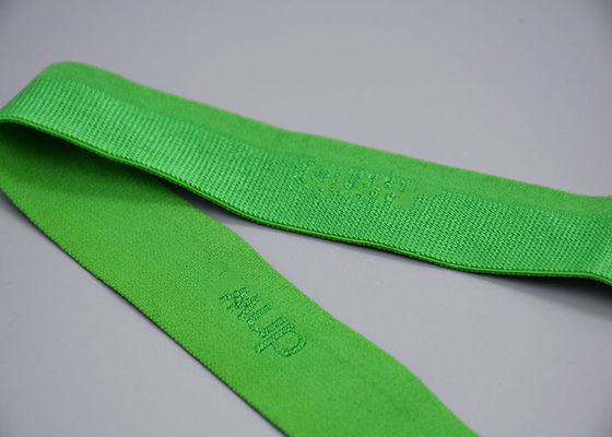 Os vestuários tomados partido dobro de Logo Flat Elastic Cord For do jacquard personalizaram