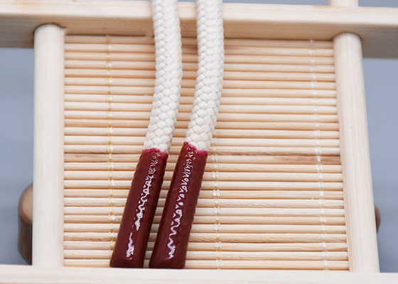Cordão elástico redondo de 4 mm para moletom material de algodão