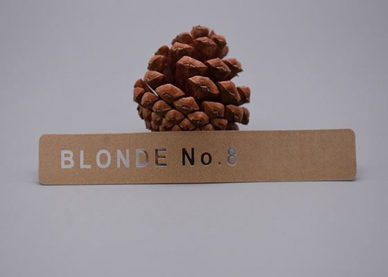 TPU transparente feito sob encomenda imprimiu o silicone brilhante do ouro da etiqueta para a roupa