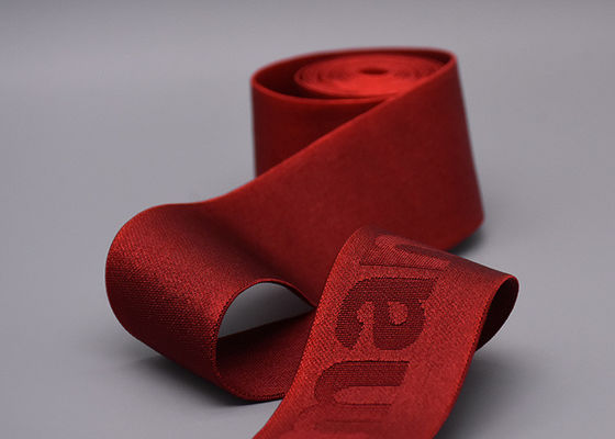 Jacquard Cordão de corda elástica técnica para vestuário Traje de esqui