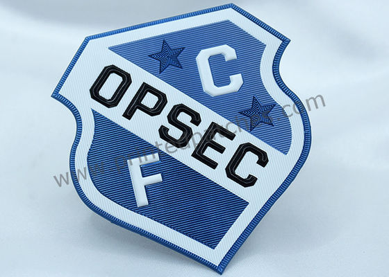 O vinil da transferência térmica de 3 Colorway remenda os crachás macios 3D da imprensa do calor de TPU levantados