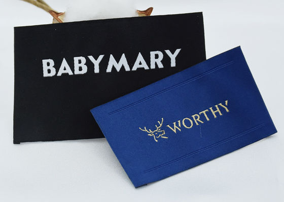 Ferro tecido lavável das etiquetas OEKO da roupa em remendos bordados