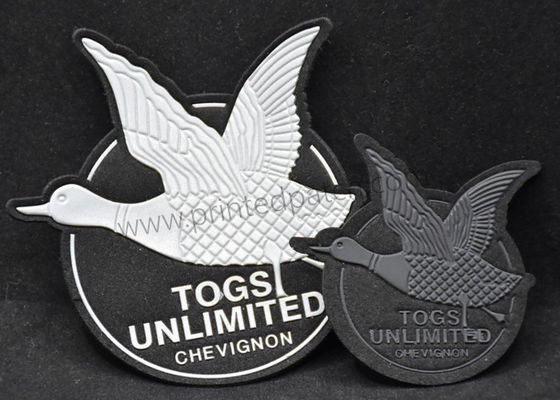 Debossed 300psi 3M Reflective Labels Iron em remendos para calças de brim