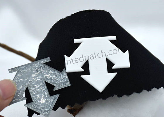 A roupa da transferência térmica do silicone do OEM 3D etiqueta a certificação de OEKO-TEX